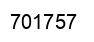 Number 701757 black image