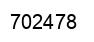 Number 702478 black image