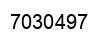 Número 7030497 imagen negro