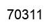 Number 70311 black image