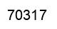 Number 70317 black image