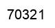 Number 70321 black image