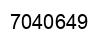Número 7040649 imagen negro