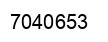 Número 7040653 imagen negro