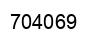 Número 704069 imagen negro