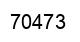 Número 70473 imagen negro