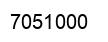 Number 7051000 black image