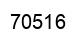 Number 70516 black image