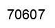 Number 70607 black image
