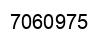 Number 7060975 black image