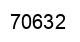 Número 70632 imagen negro