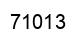 Number 71013 black image