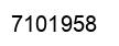 Number 7101958 black image