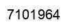 Number 7101964 black image