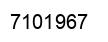 Number 7101967 black image
