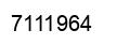 Number 7111964 black image