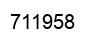 Número 711958 imagen negro