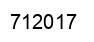 Number 712017 black image