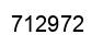 Number 712972 black image