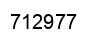 Número 712977 imagen negro