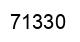 Número 71330 imagen negro