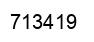 Número 713419 imagen negro