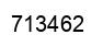 Number 713462 black image