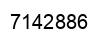 Número 7142886 imagen negro