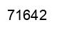 Número 71642 imagen negro