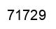 Number 71729 black image