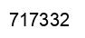 Number 717332 black image