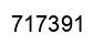 Number 717391 black image