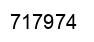 Number 717974 black image