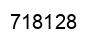 Número 718128 imagen negro