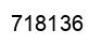 Número 718136 imagen negro