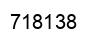 Número 718138 imagen negro
