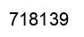 Número 718139 imagen negro