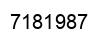 Número 7181987 imagen negro