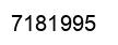 Número 7181995 imagen negro