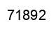 Number 71892 black image