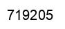 Número 719205 imagen negro