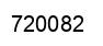 Number 720082 black image