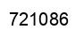 Number 721086 black image