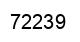 Number 72239 black image