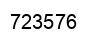 Número 723576 imagen negro