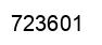 Número 723601 imagen negro