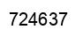 Number 724637 black image