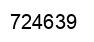 Number 724639 black image