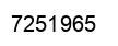 Number 7251965 black image