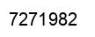 Number 7271982 black image